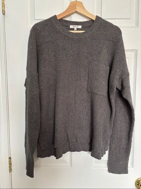 Madewell Thompson pocket pullover sweater